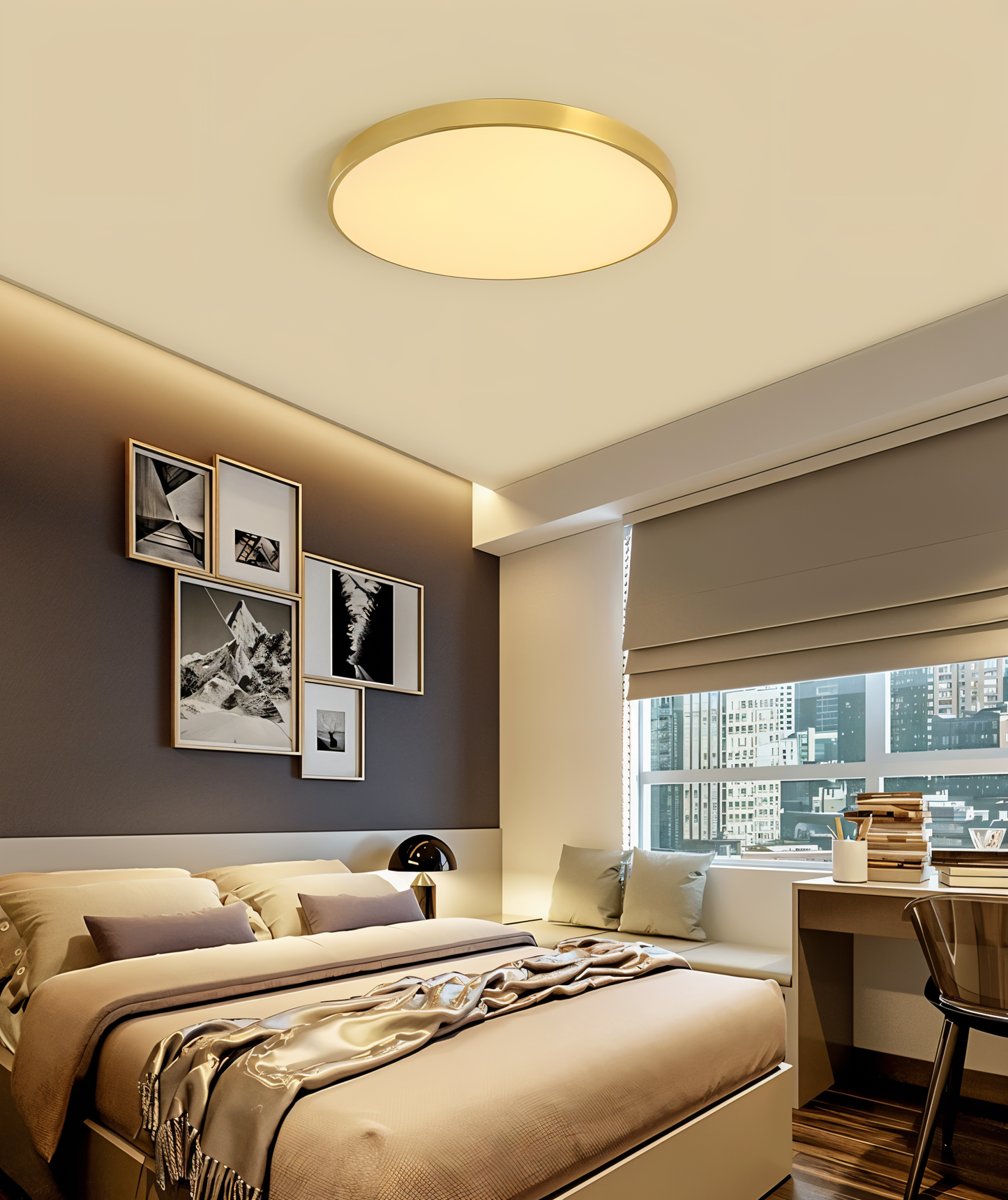 Veloura | Ultradunne Ronde LED Plafondlamp – Macaron Design