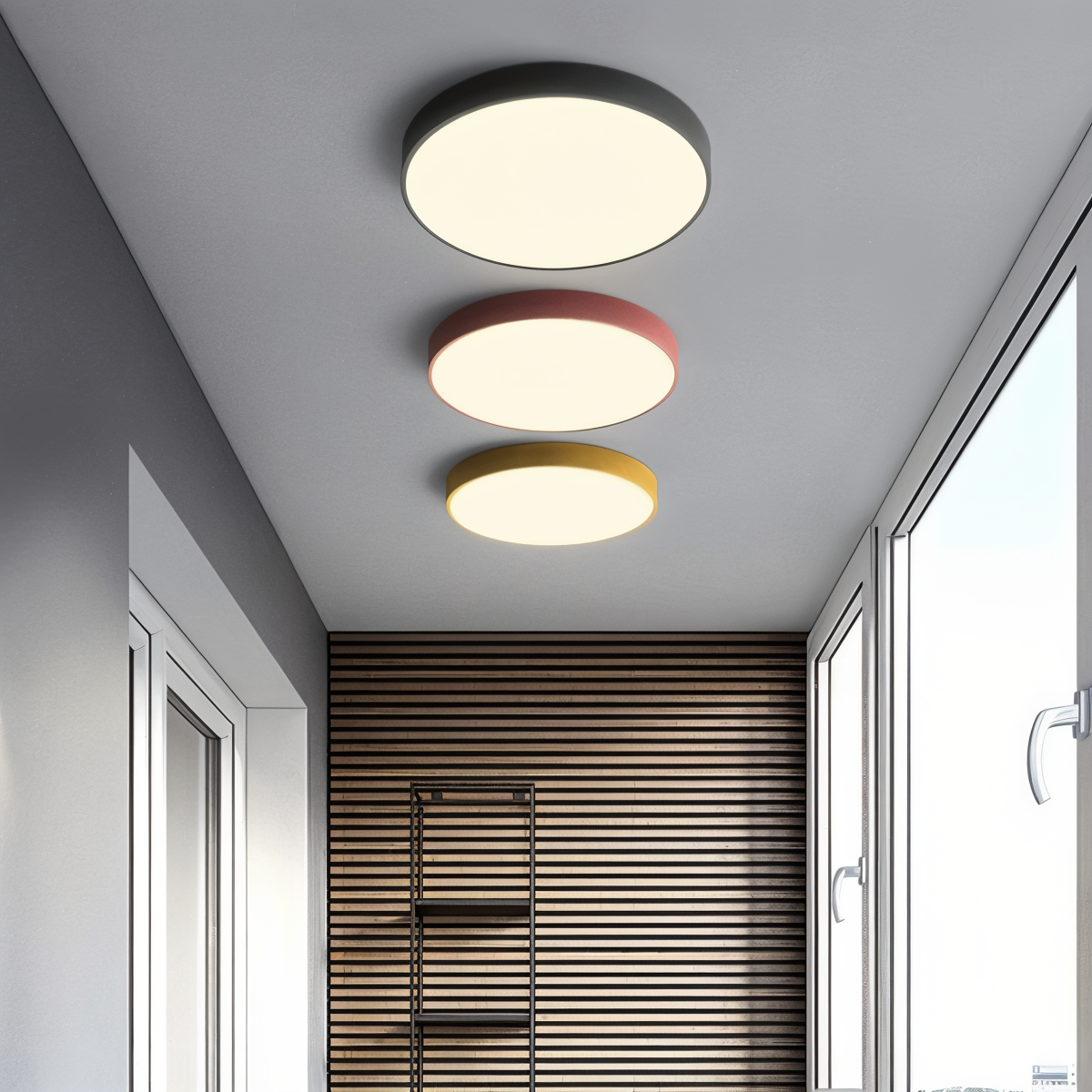 Veloura | Ultradunne Ronde LED Plafondlamp – Macaron Design