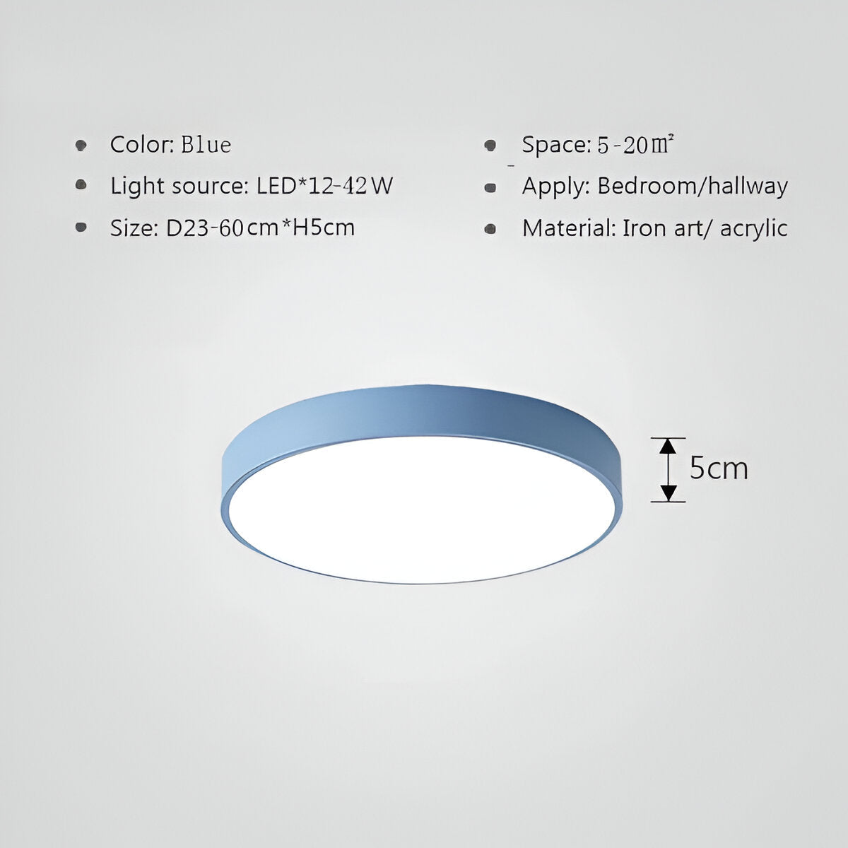 Veloura | Ultradunne Ronde LED Plafondlamp – Macaron Design