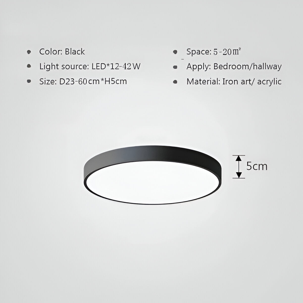 Veloura | Ultradunne Ronde LED Plafondlamp – Macaron Design