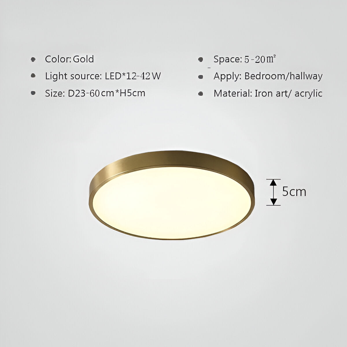 Veloura | Ultradunne Ronde LED Plafondlamp – Macaron Design