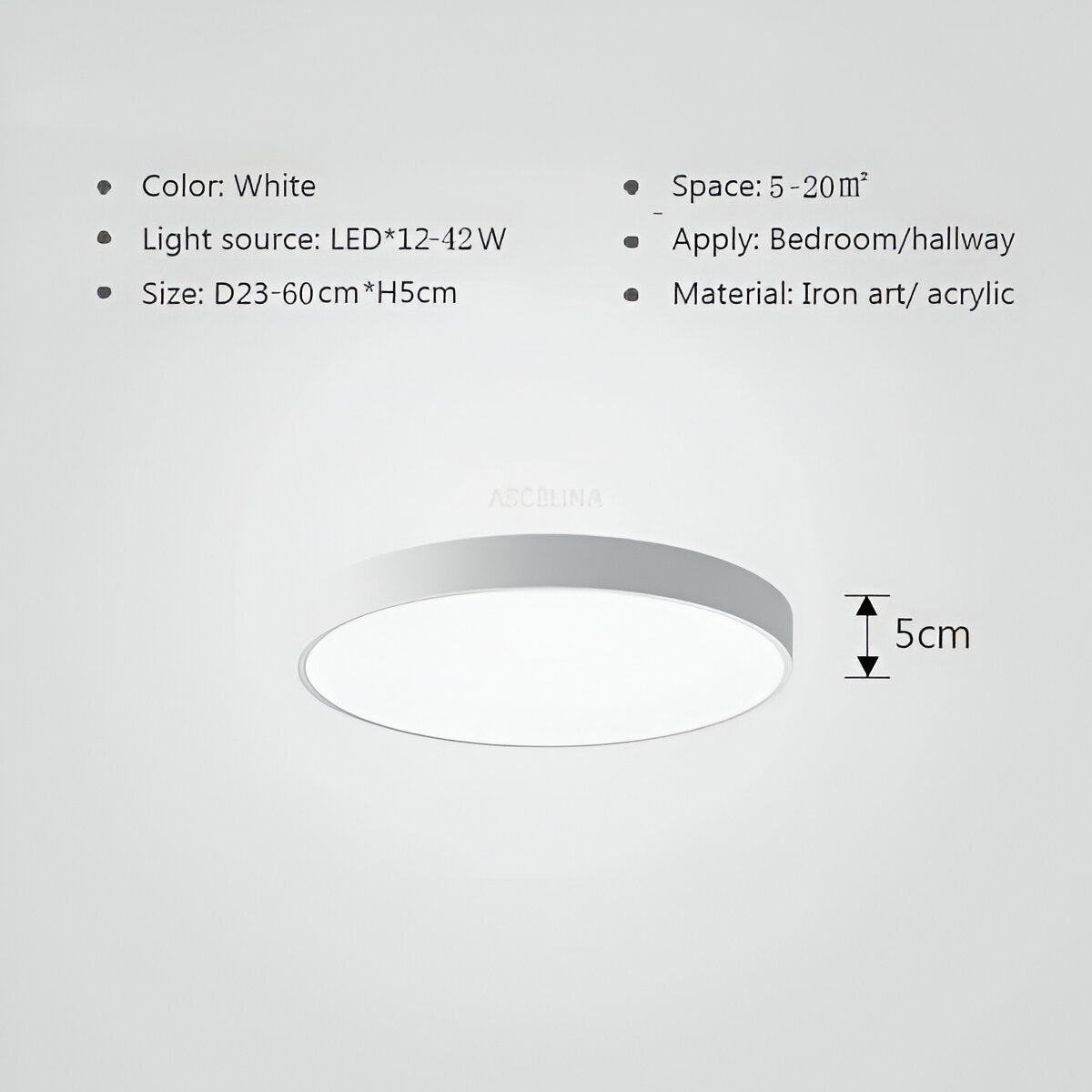 Veloura | Ultradunne Ronde LED Plafondlamp – Macaron Design