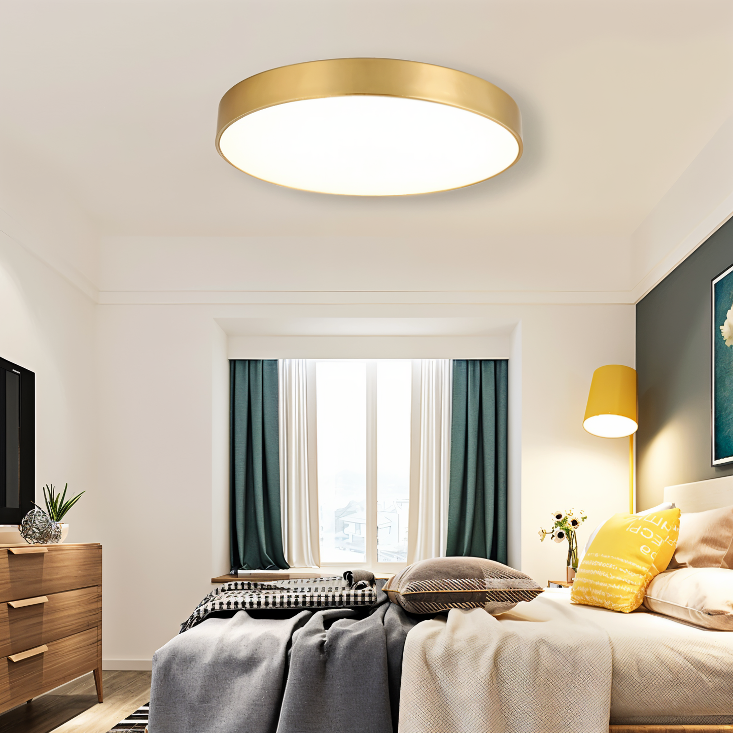 Veloura | Ultradunne Ronde LED Plafondlamp – Macaron Design