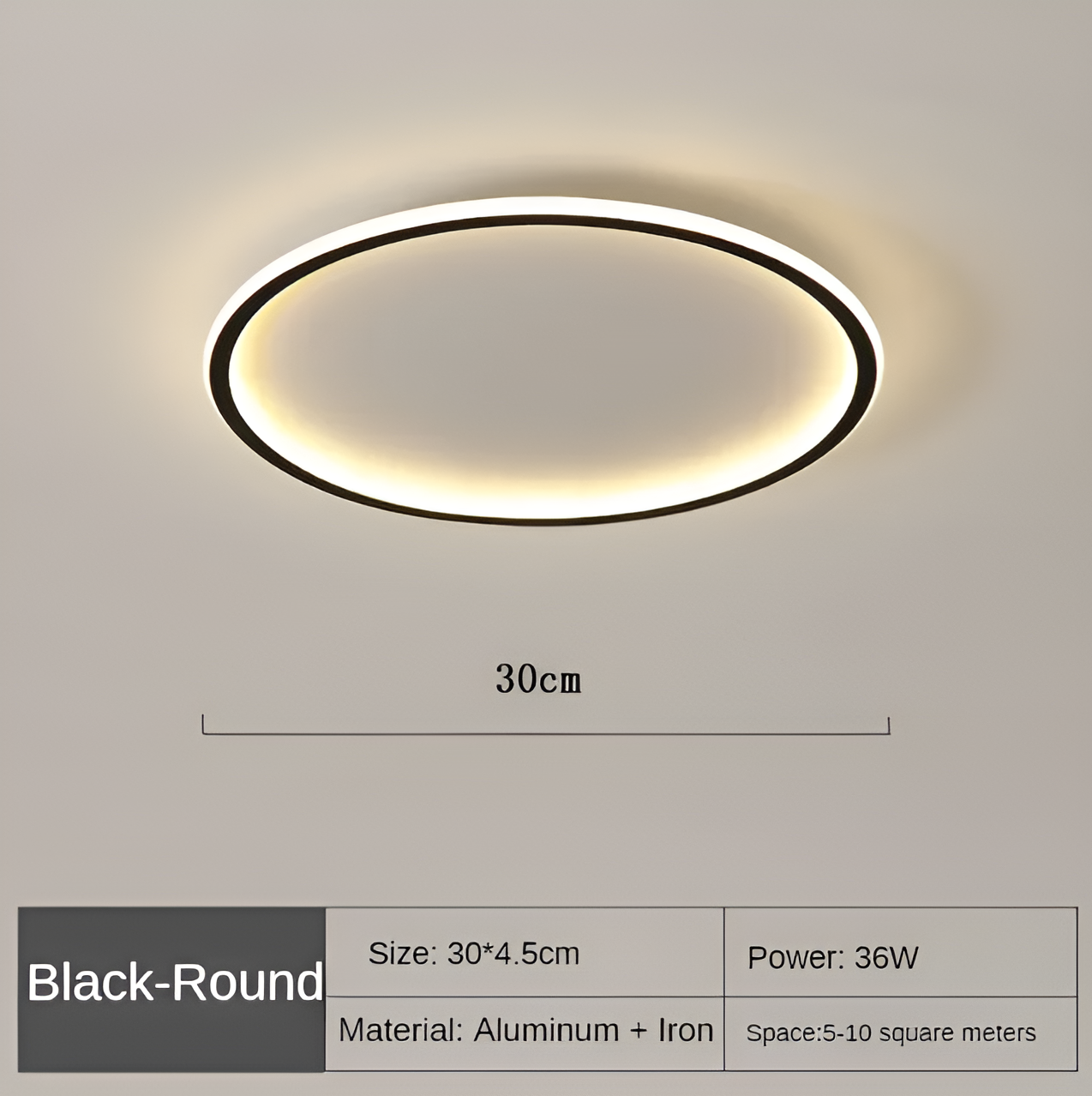 Orbella | Ronde dimbare LED-plafondlamp van glas en metaal