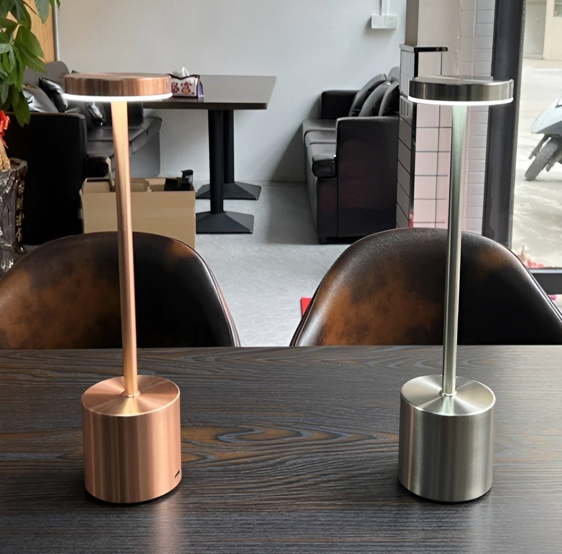 LumiRétro – Lampe de Table LED Vintage avec Recharge USB