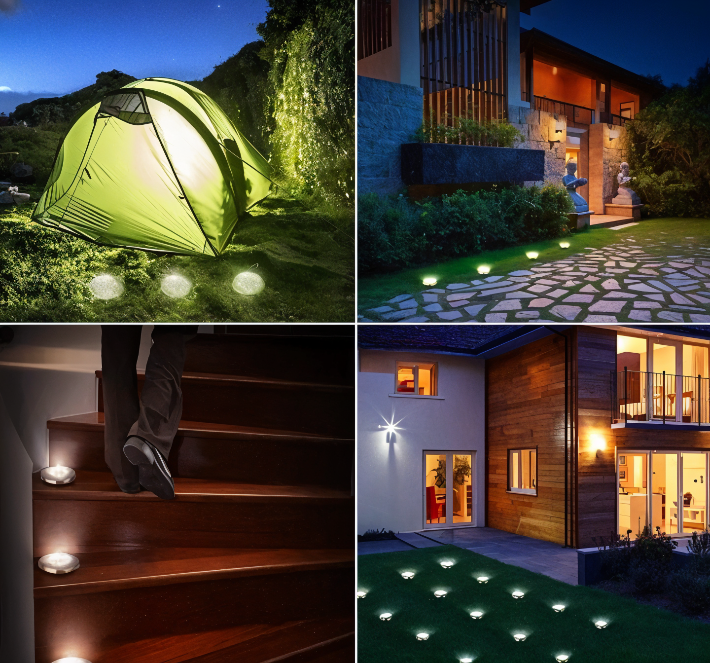 LumoraTwin – Duo de Lampes Solaires LED Extérieures