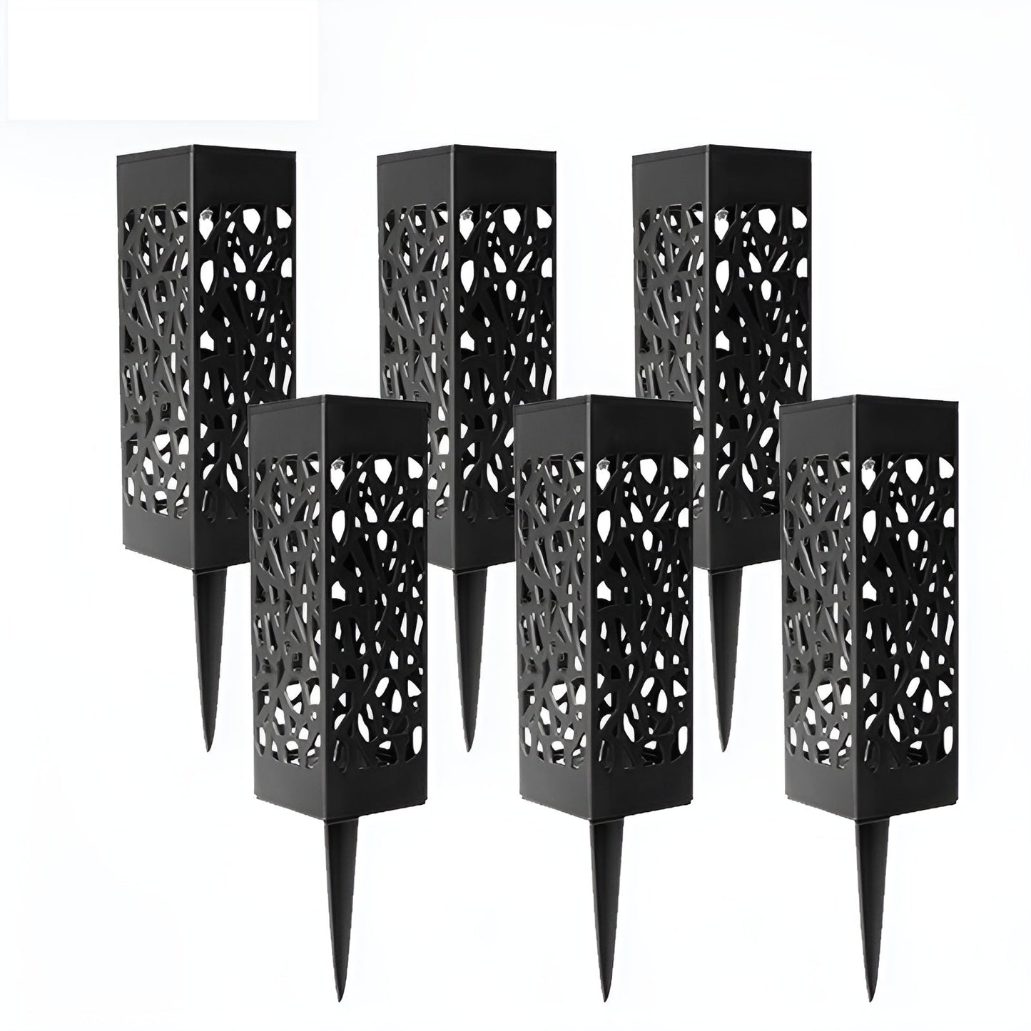 LumaRay – Lot de 2 Lampes Solaires de Jardin en Acier Inoxydable