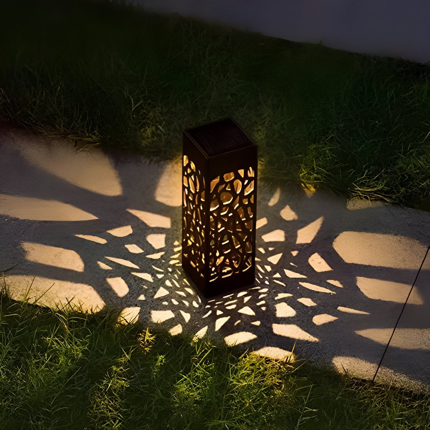 LumaRay – Lot de 2 Lampes Solaires de Jardin en Acier Inoxydable