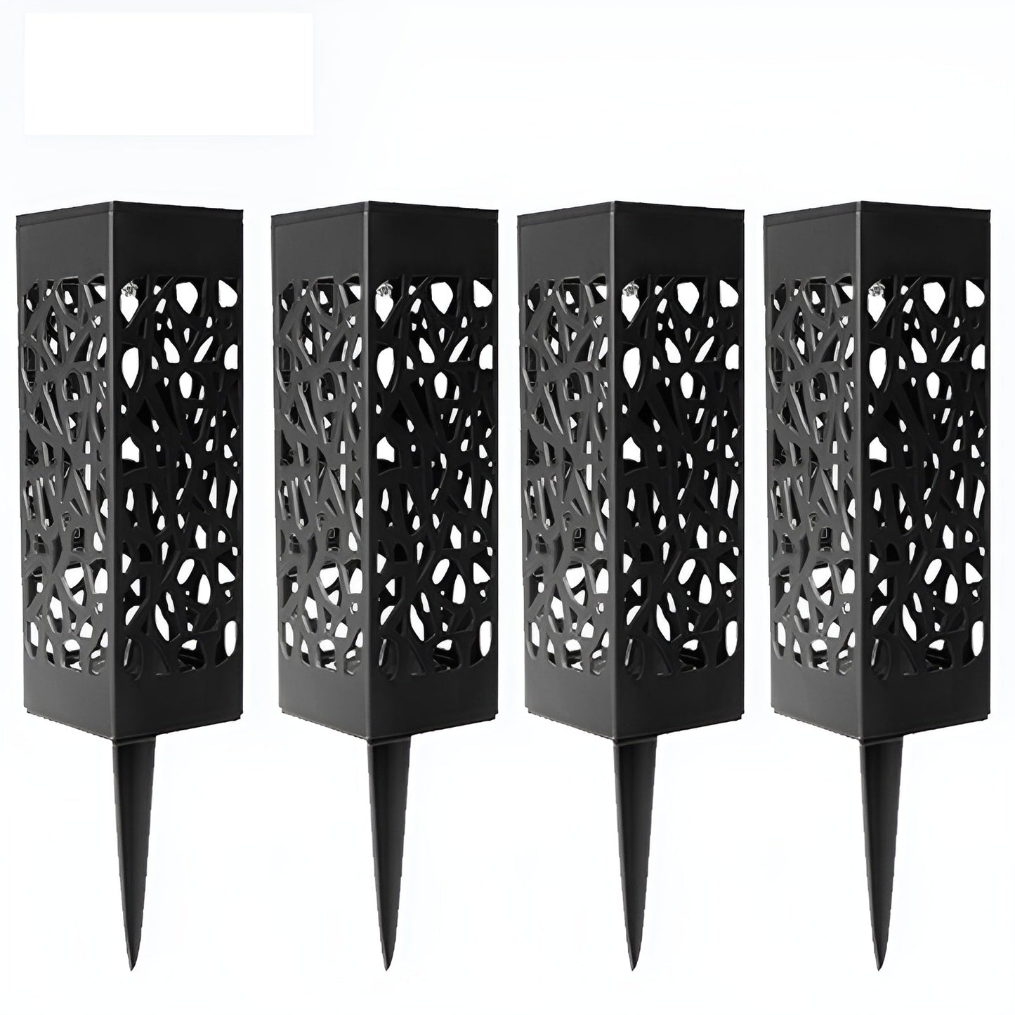 LumaRay – Lot de 2 Lampes Solaires de Jardin en Acier Inoxydable