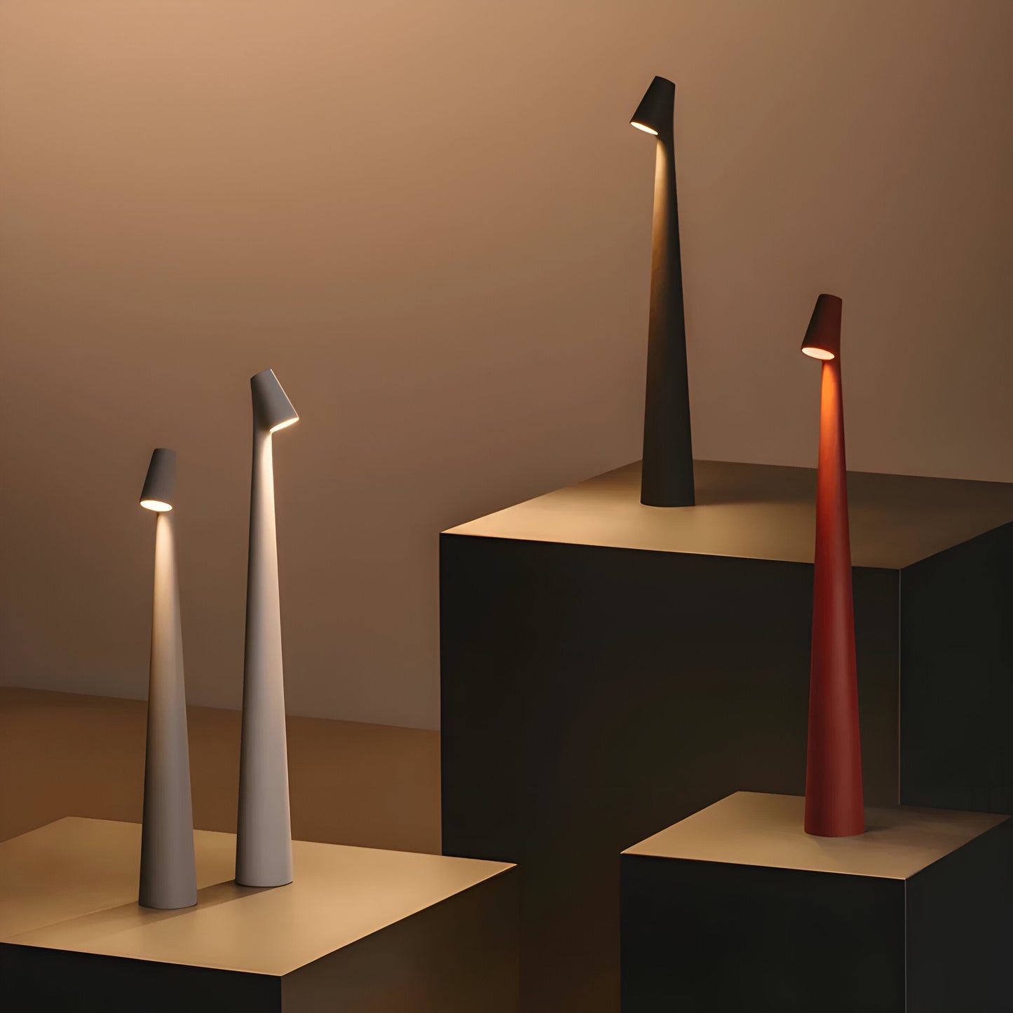 WhimsiGlow – Elegante Draadloze LED Lamp met Dimmer