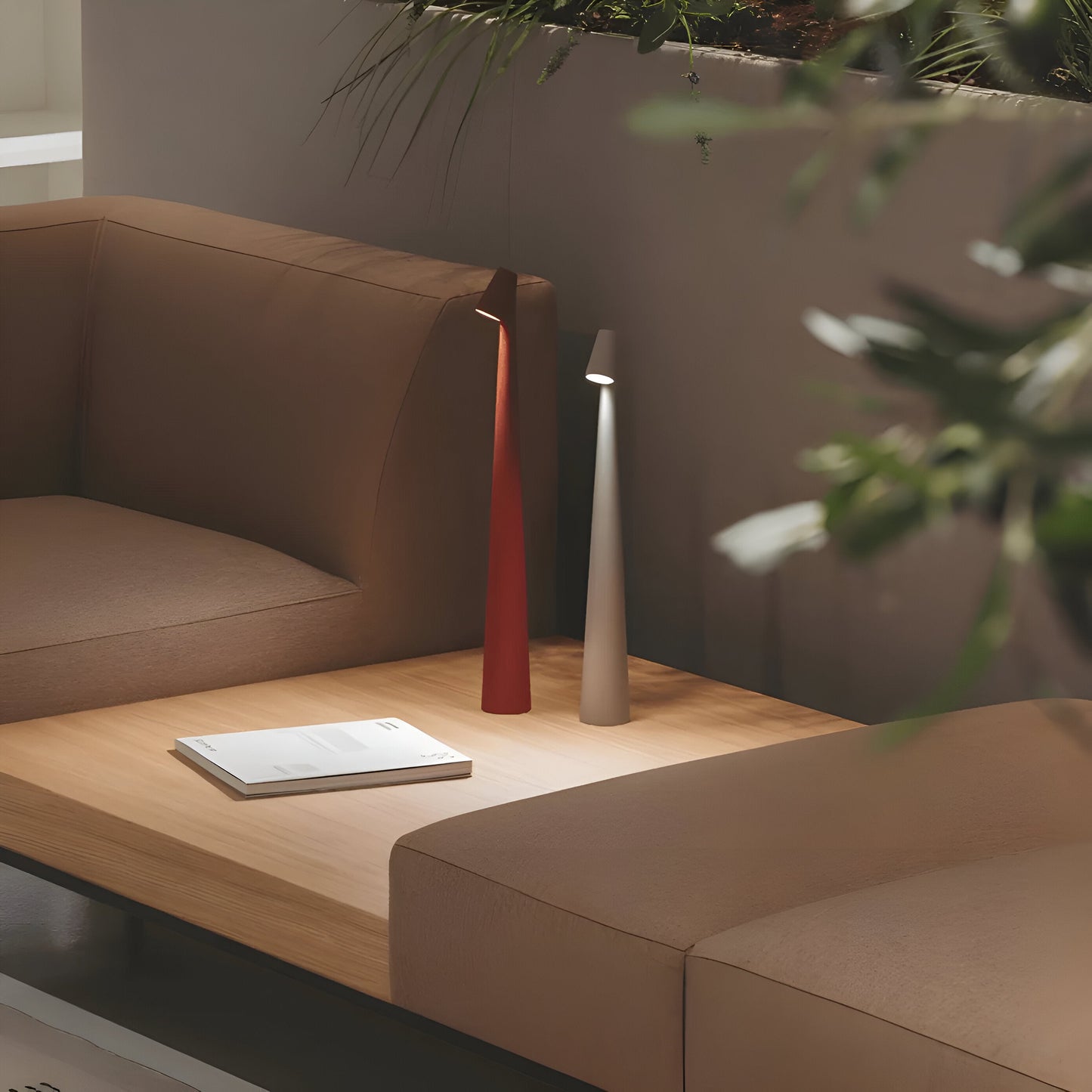WhimsiGlow – Elegante Draadloze LED Lamp met Dimmer