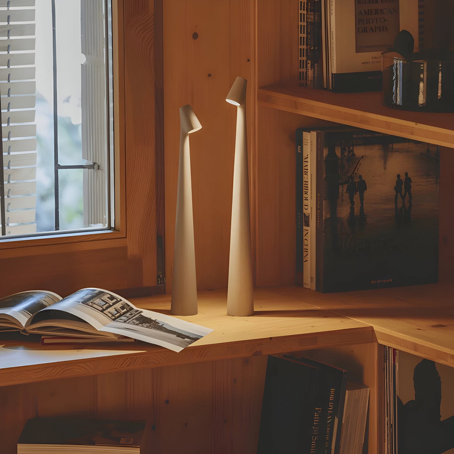 WhimsiGlow – Elegante Draadloze LED Lamp met Dimmer