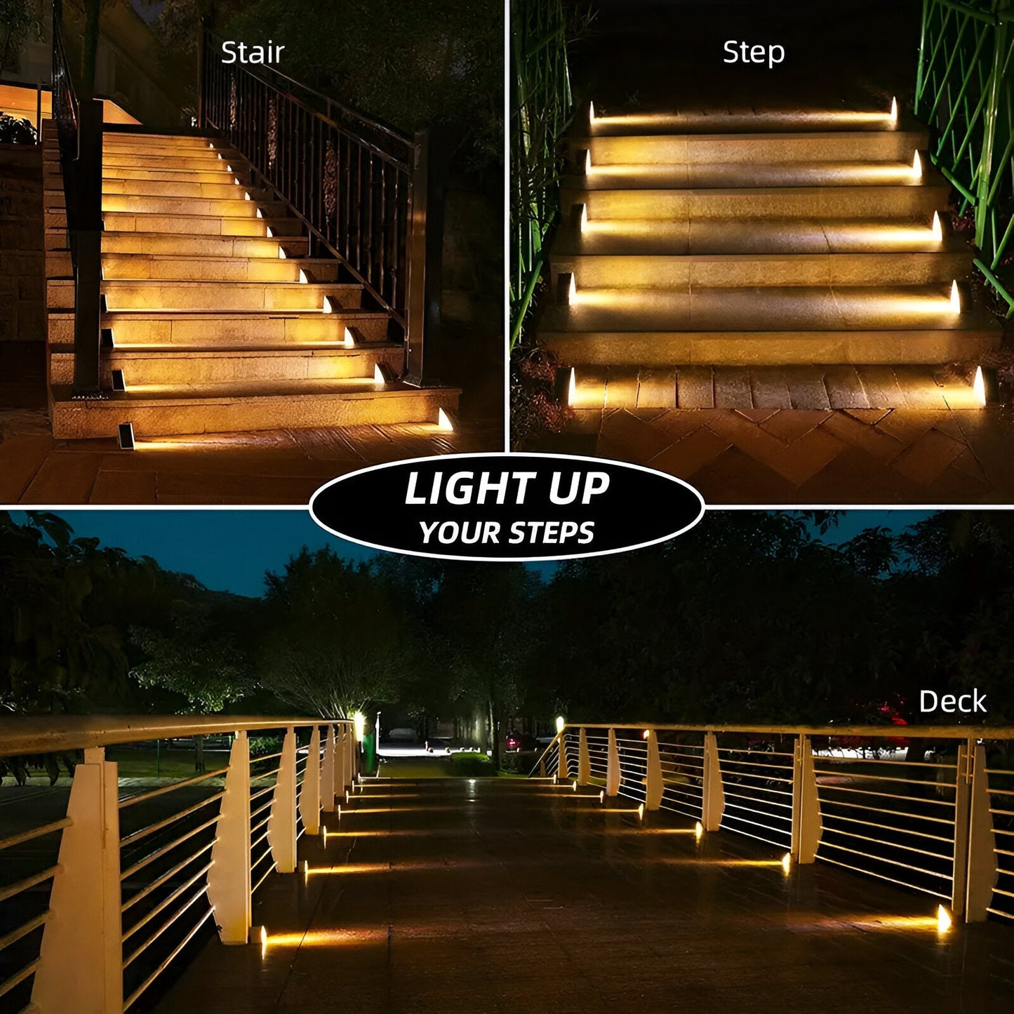 TriLumis – Set van 2 of 6 Driehoekige Zonne-Spotlights IP67
