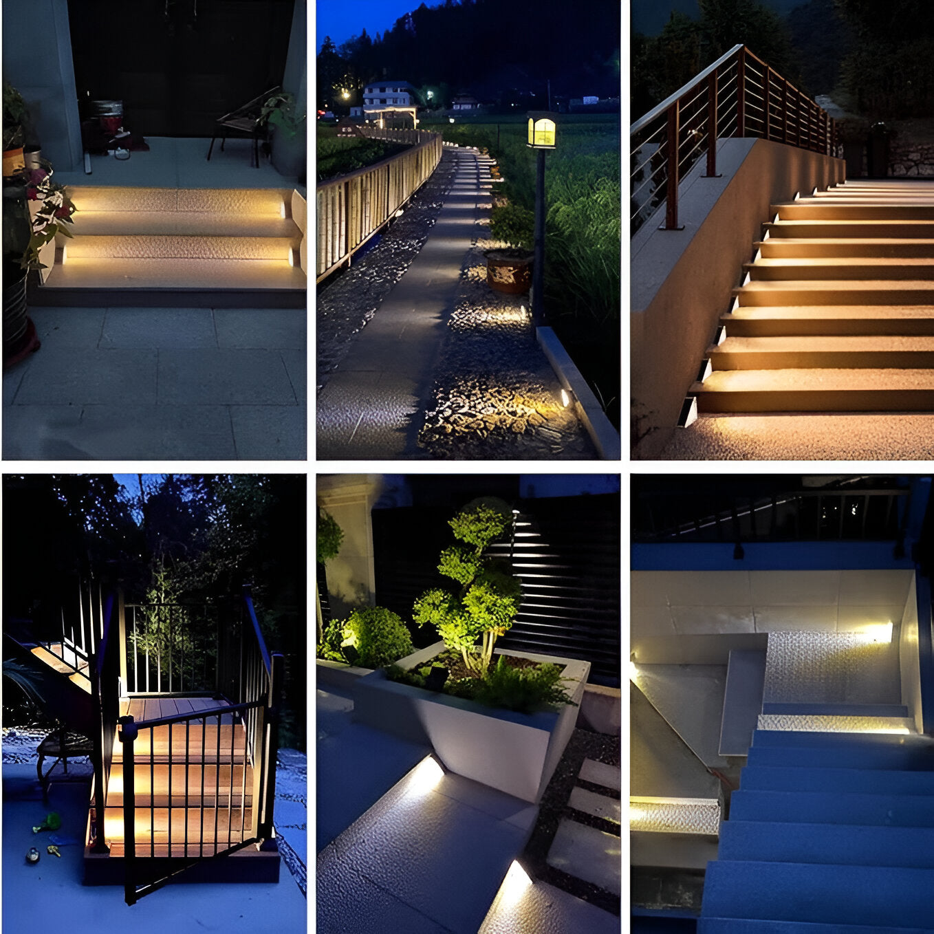 TriLumis – Set van 2 of 6 Driehoekige Zonne-Spotlights IP67