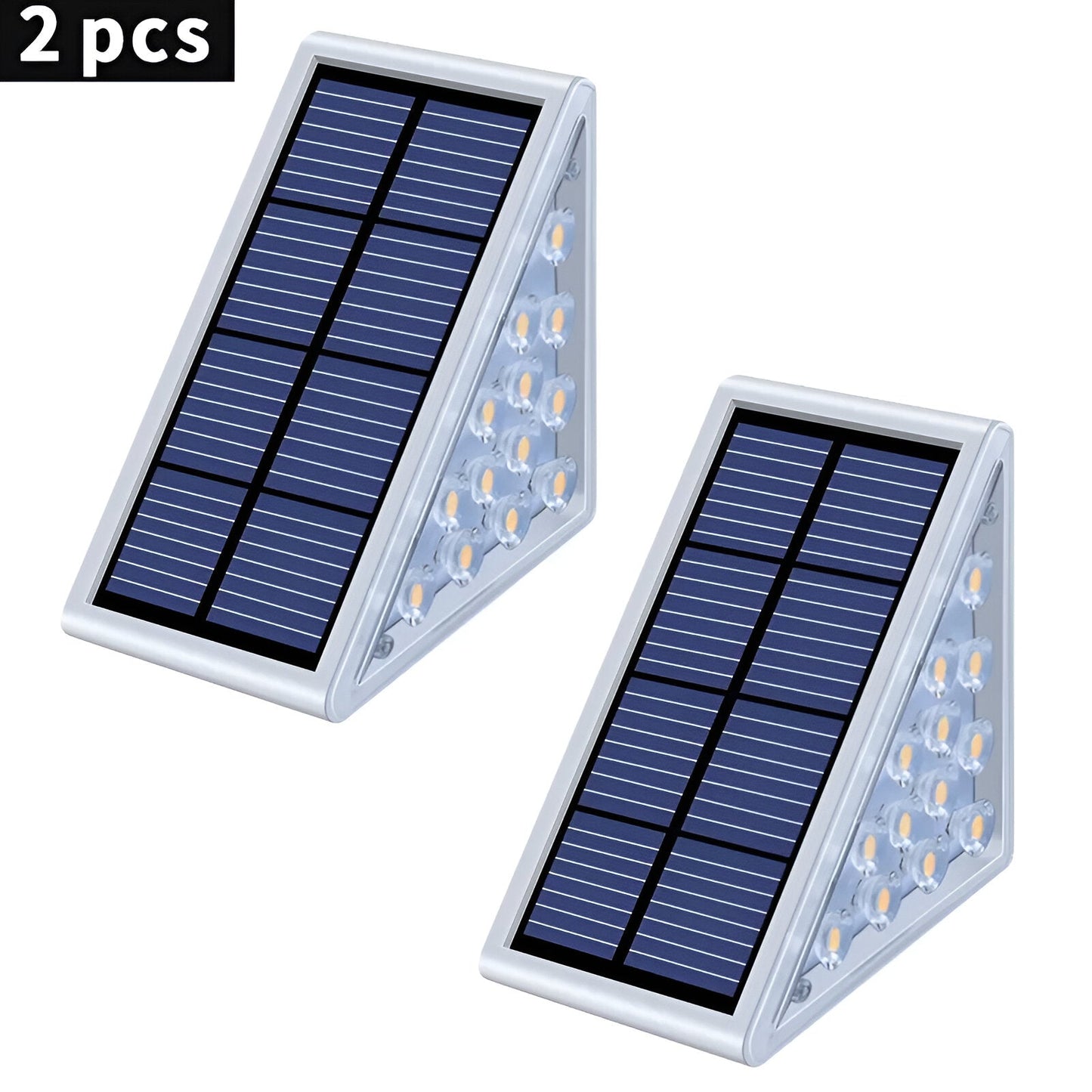 TriLumis – Set van 2 of 6 Driehoekige Zonne-Spotlights IP67