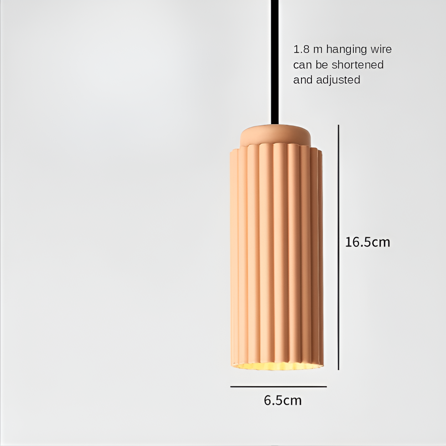 GlassoWave | Cilindrische ophanging van glas en metaal in Scandinavisch design