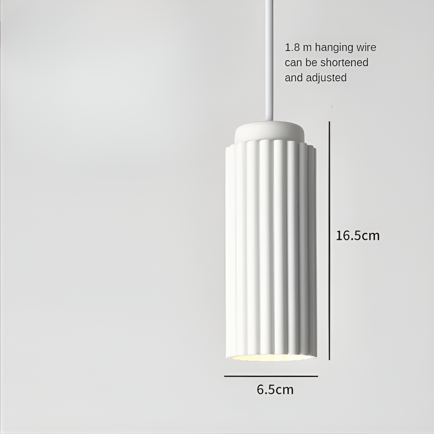 GlassoWave | Cilindrische ophanging van glas en metaal in Scandinavisch design