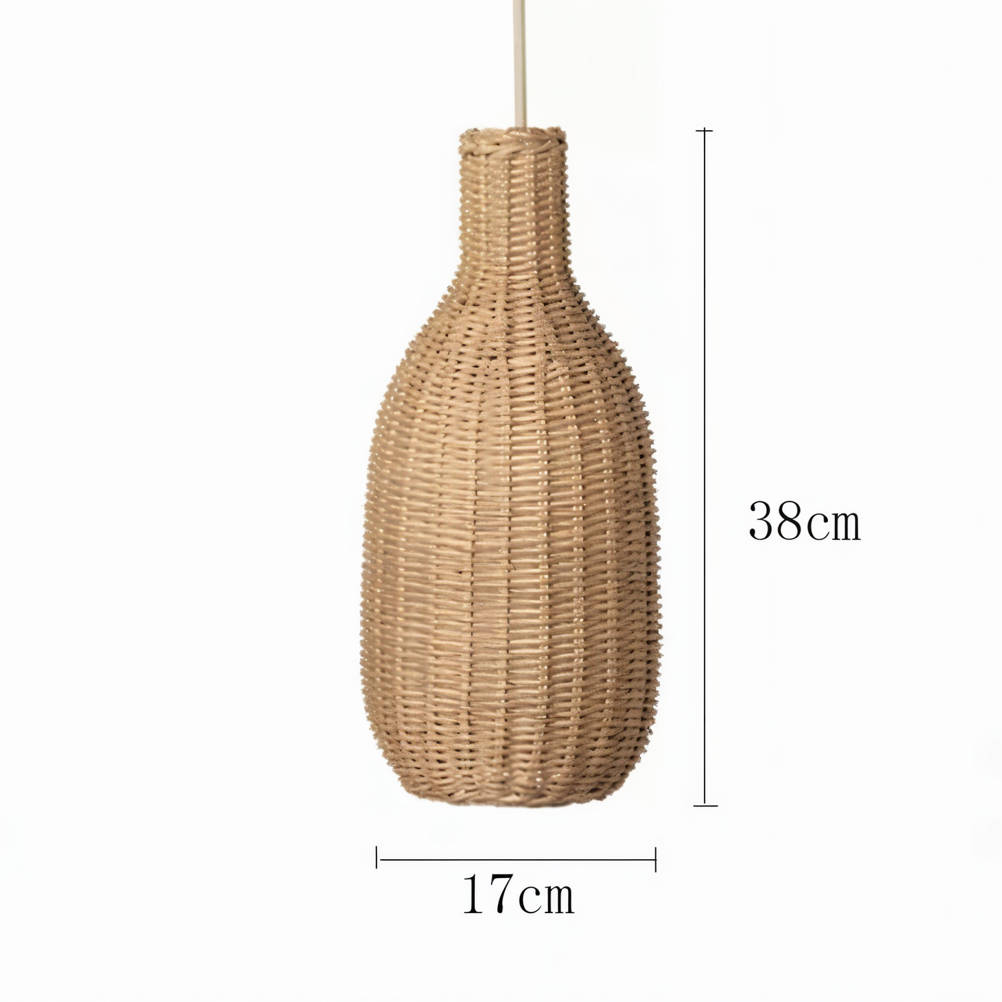 Solbaya | Suspension Artisanale en Rotin Tressé – Style Vintage Naturel