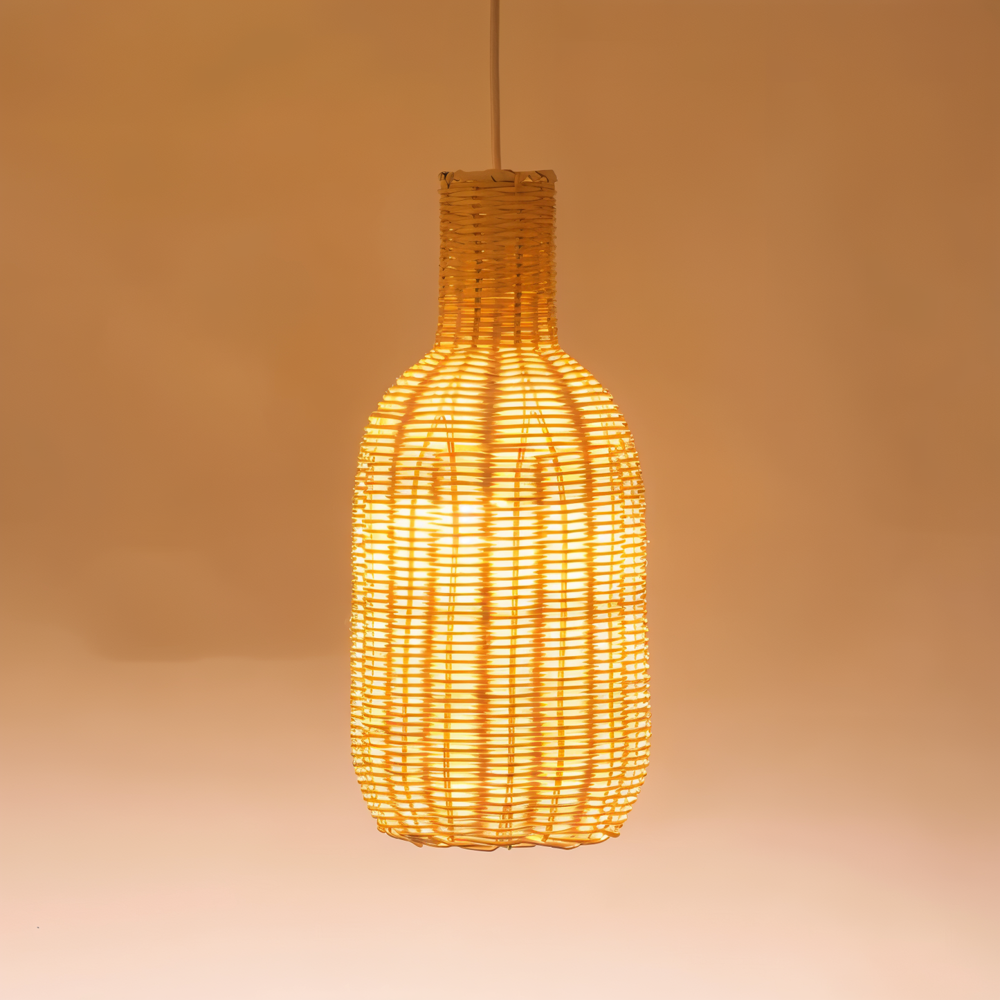 Solbaya | Suspension Artisanale en Rotin Tressé – Style Vintage Naturel