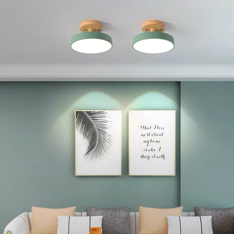 Colora | Plafonnier LED Semi-Encastré aux Finitions Colorées