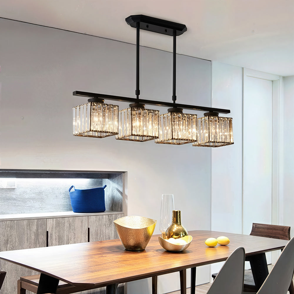 LinéaVerre | Noordse Multi-Kop Hanglamp van Glas en Metaal