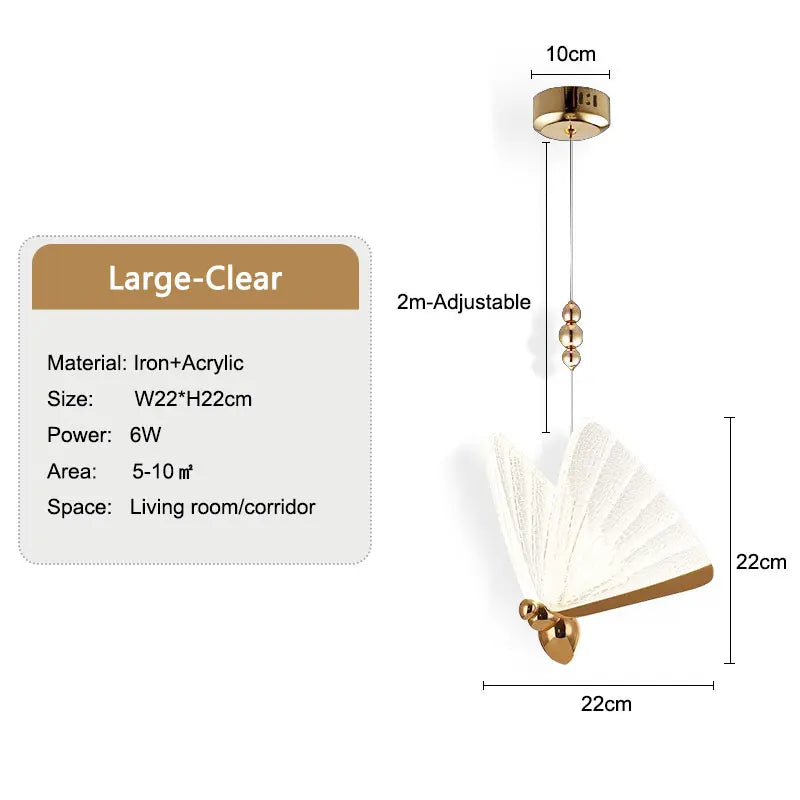 PAPILLUNE – Decoratieve metalen vlinderslinger