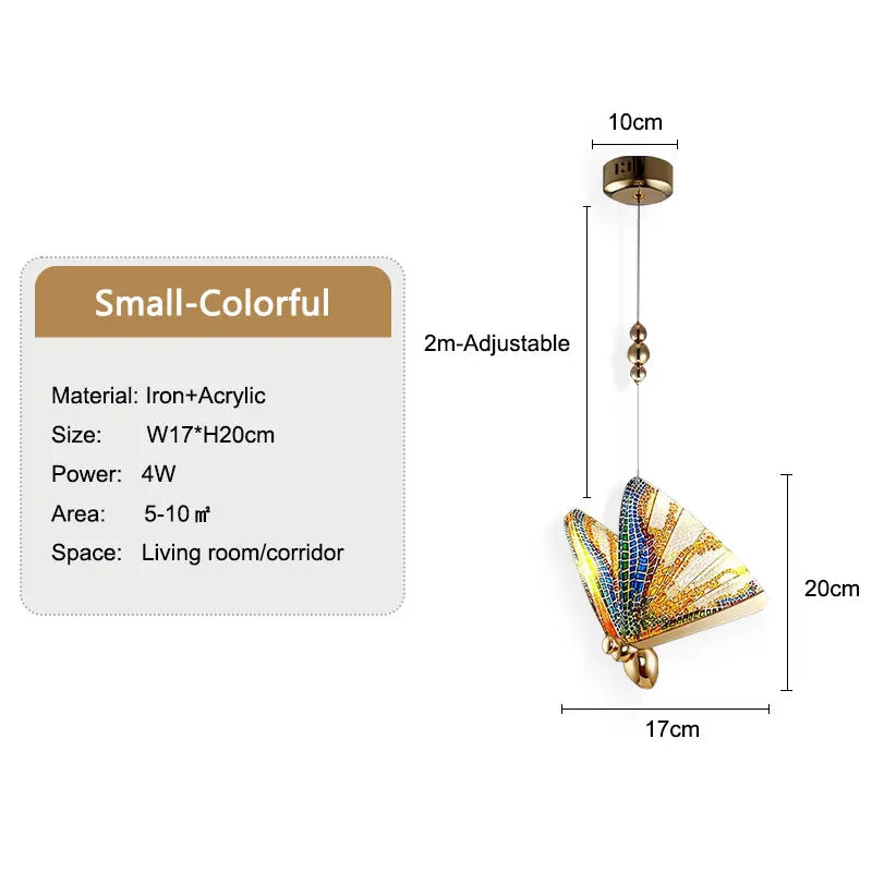 PAPILLUNE – Decoratieve metalen vlinderslinger