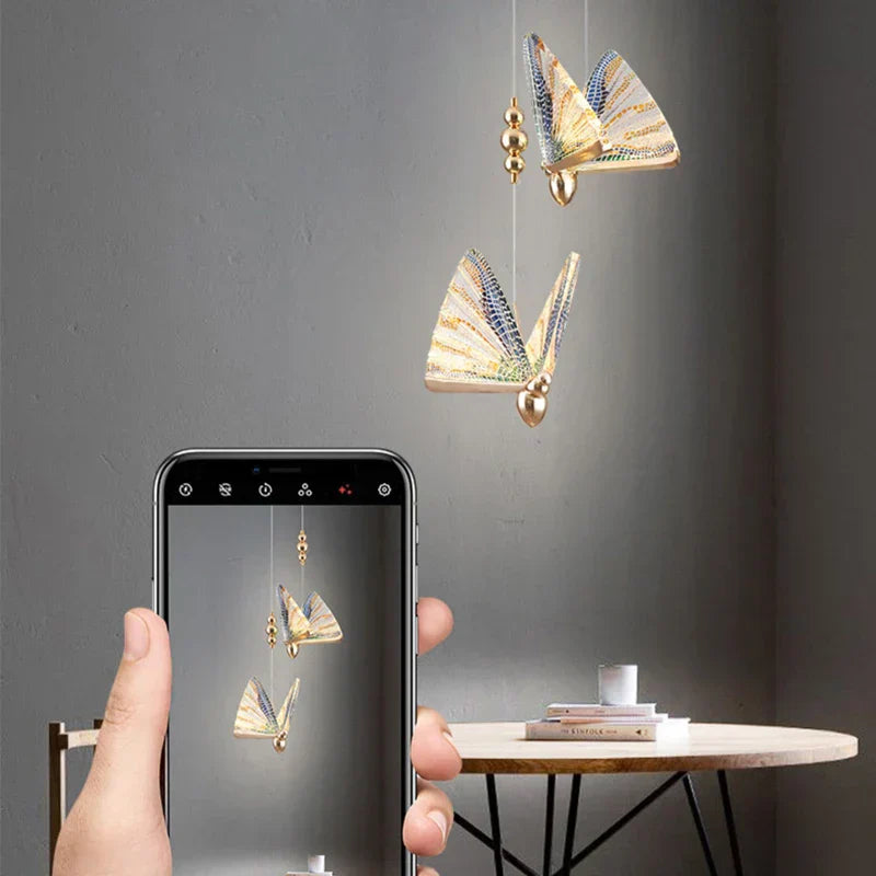 PAPILLUNE – Decoratieve metalen vlinderslinger