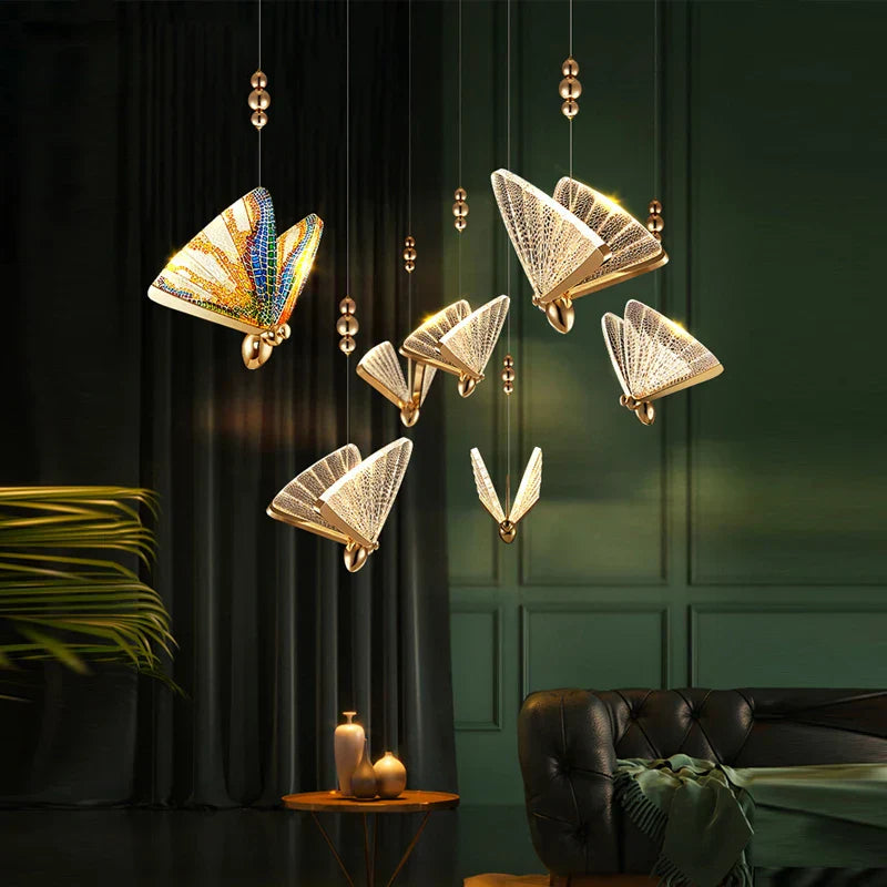 PAPILLUNE – Decoratieve metalen vlinderslinger