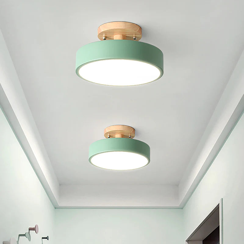 Colora | Plafonnier LED Semi-Encastré aux Finitions Colorées
