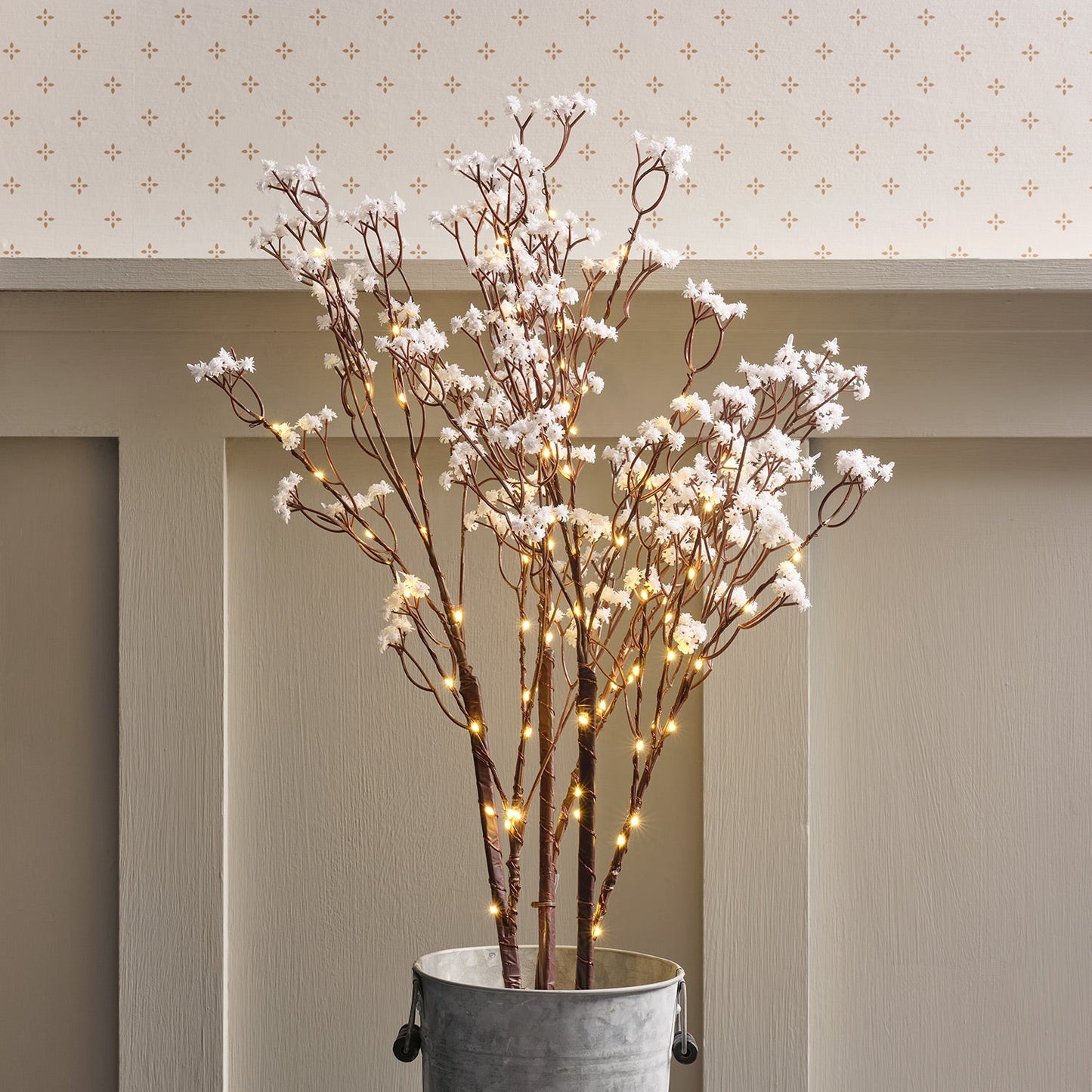 BLOSSERA TWIGS – Set van lichtgevende takken met witte bloemen