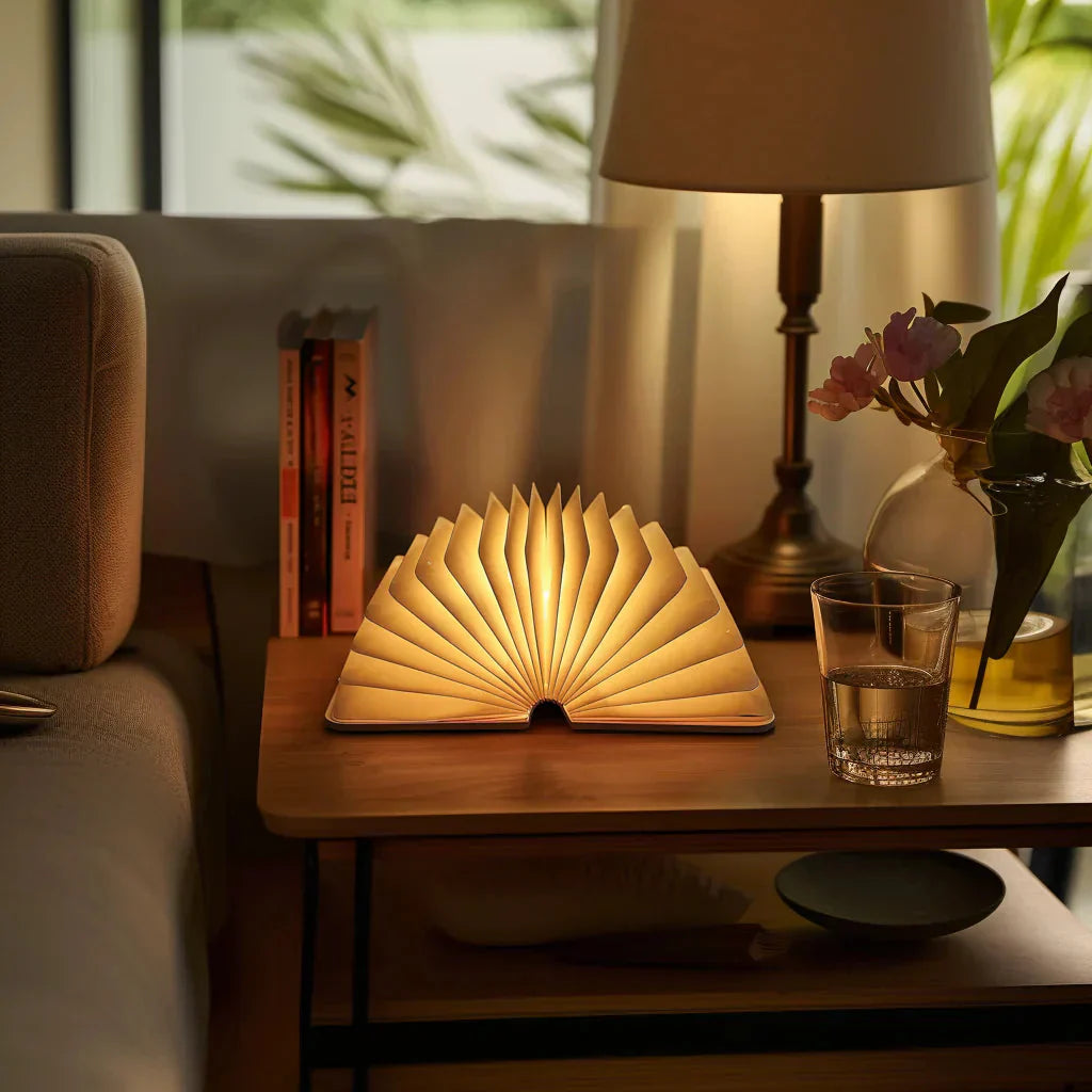LivreLumière – Oplaadbare LED-lamp in de vorm van een boek