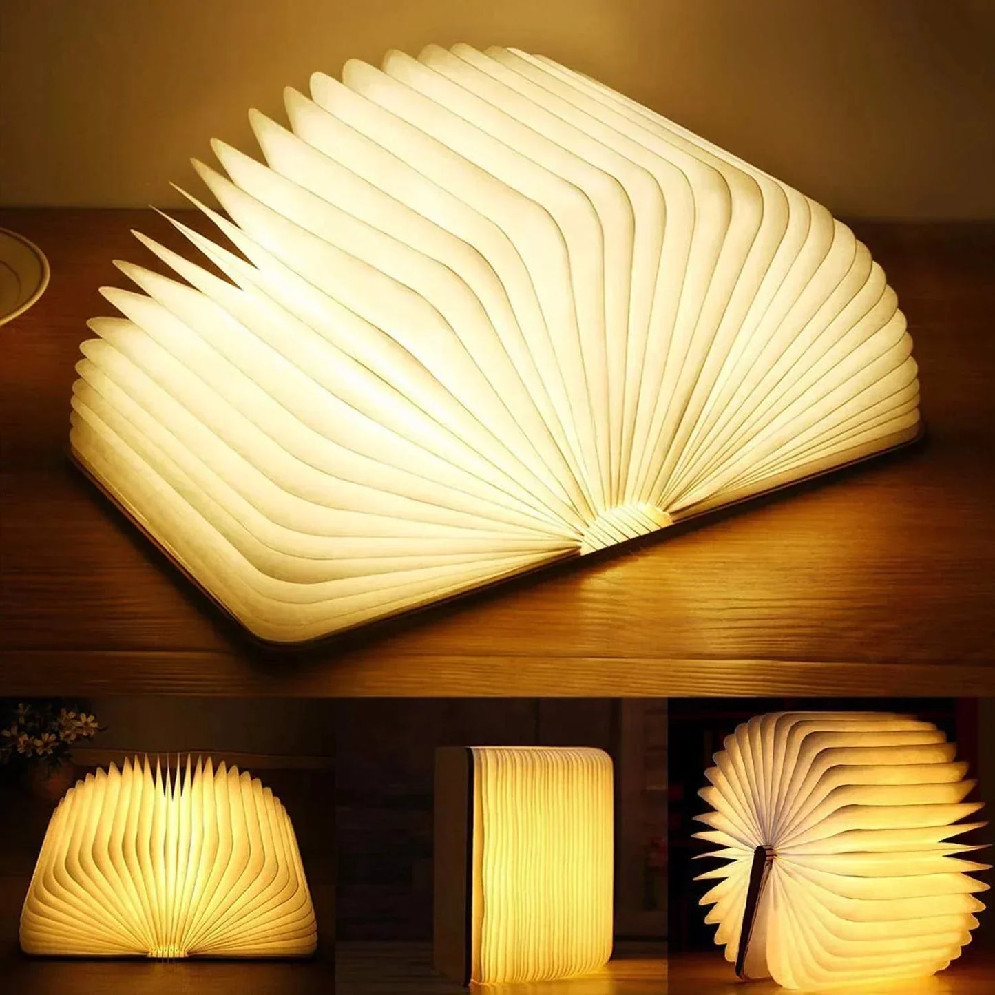 LivreLumière – Oplaadbare LED-lamp in de vorm van een boek