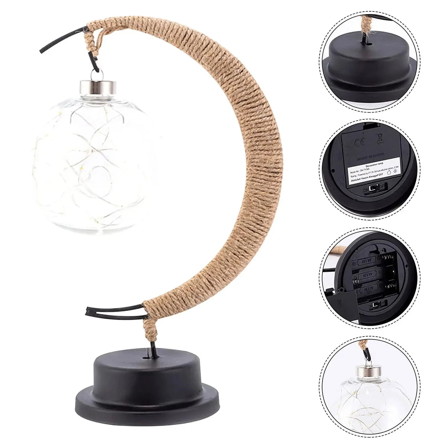 LunaGlow – LED decoratieve lamp in de vorm van een maan