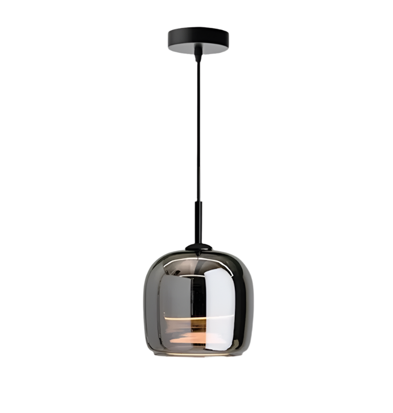 NoirNorse – Noordse hanglamp in zwart glas