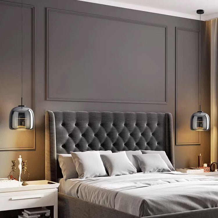 NoirNorse – Noordse hanglamp in zwart glas