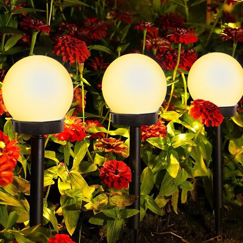 SolarGlow – Set van 2 Zonne Tuinlampen