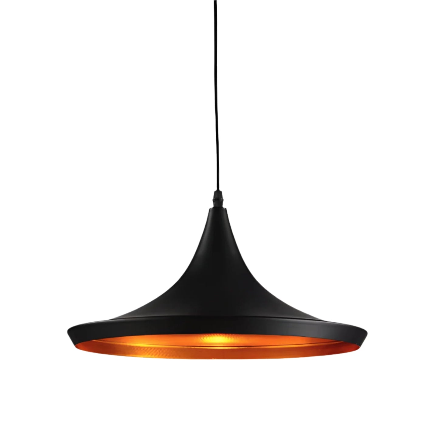 Geomora | Moderne geometrische LED-hanglamp in zwart en wit aluminium