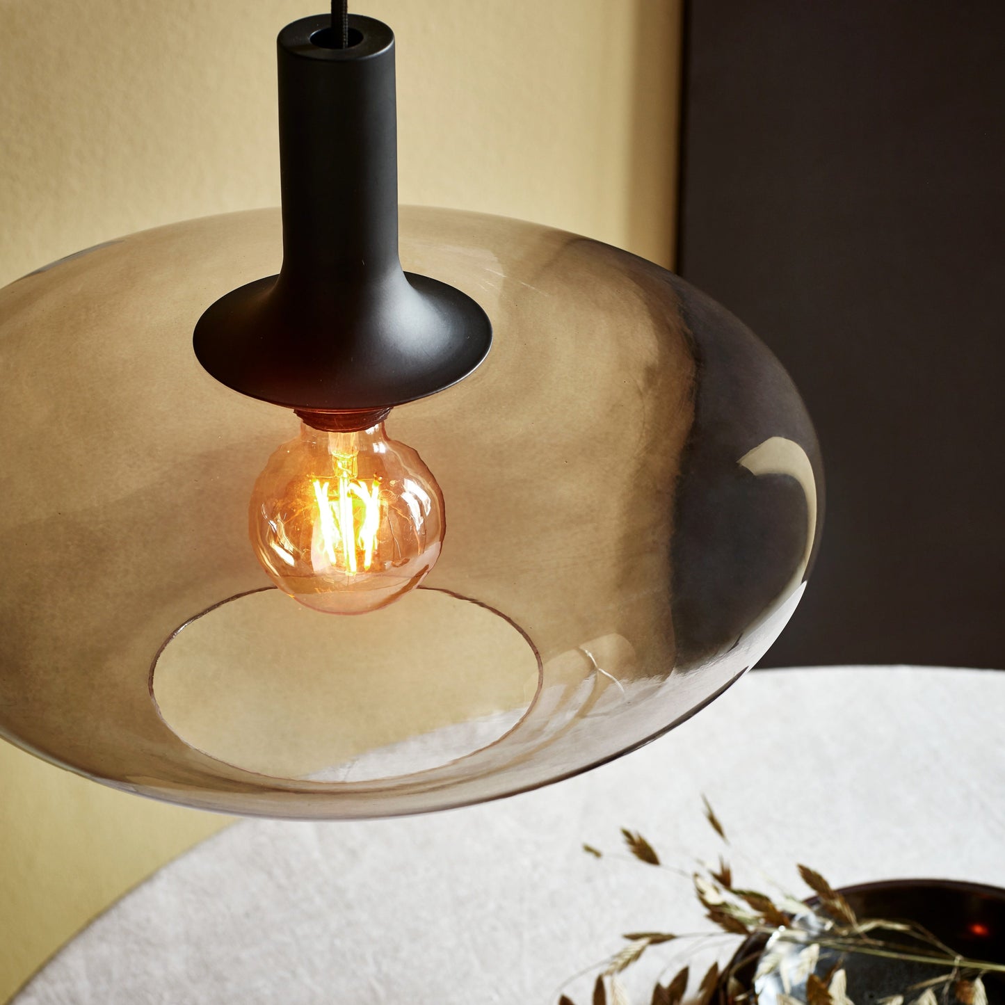 AuraBlown | Suspension Design en mondgeblazen glas – Ø35 cm