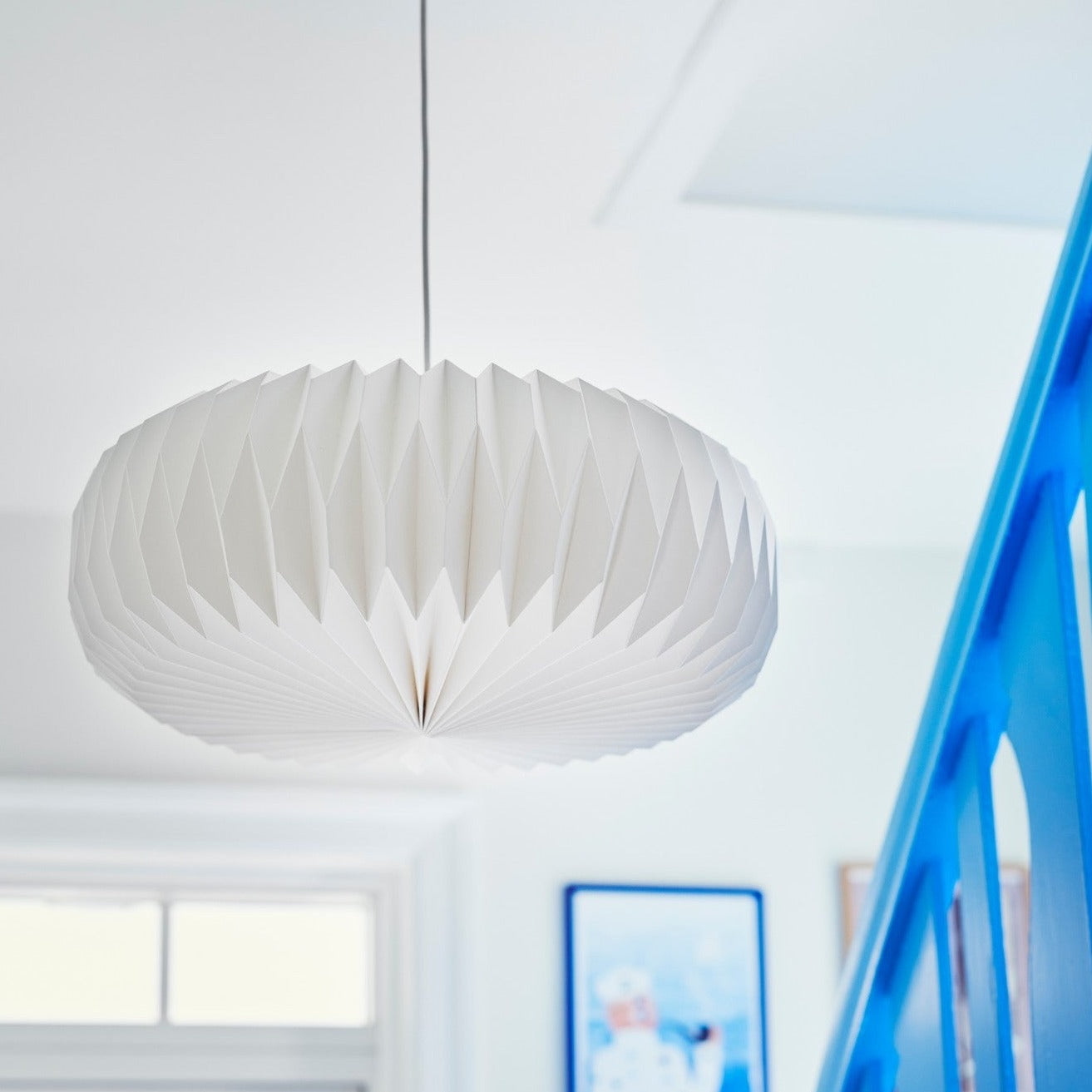 SoftGlow | Plafondlamp Abat-jour van Papier in Retrostijl