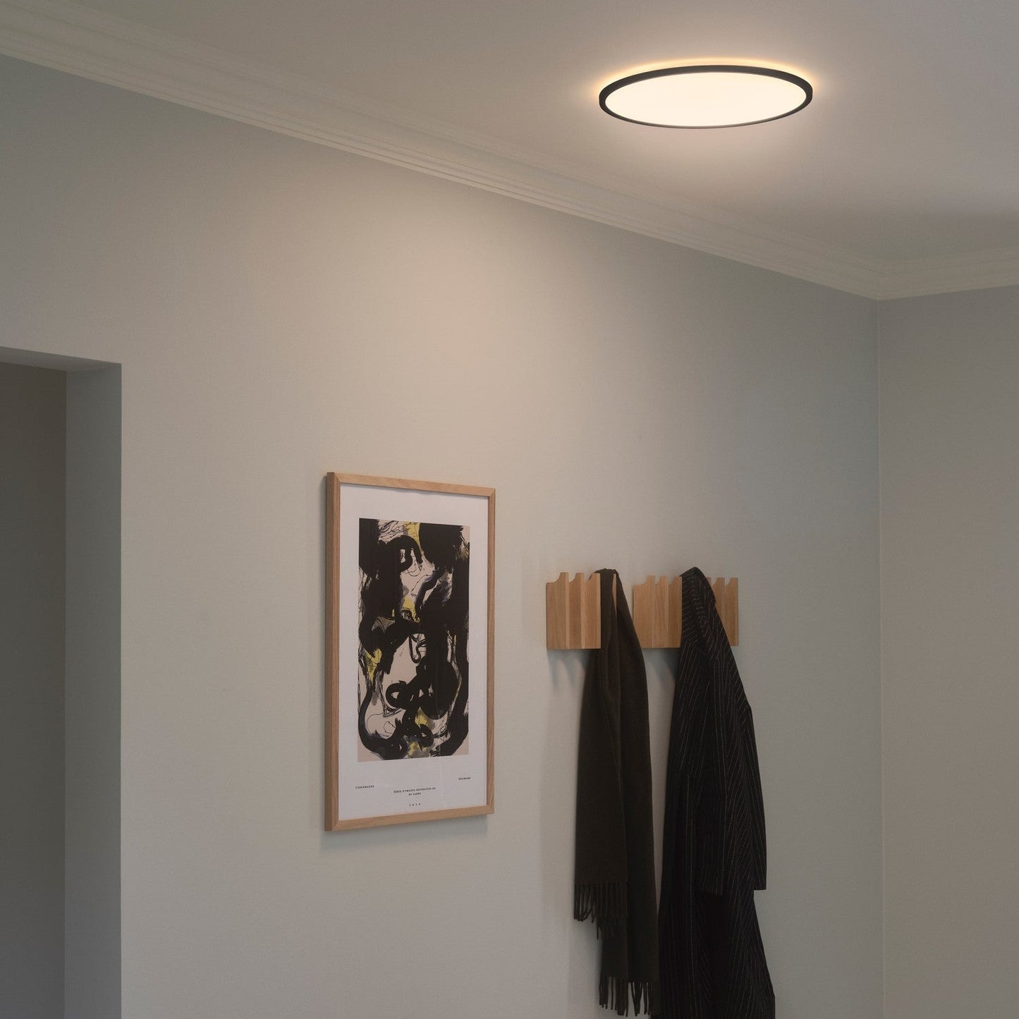 FlatGlow | LED-plafondlamp extra plat met MoodMaker