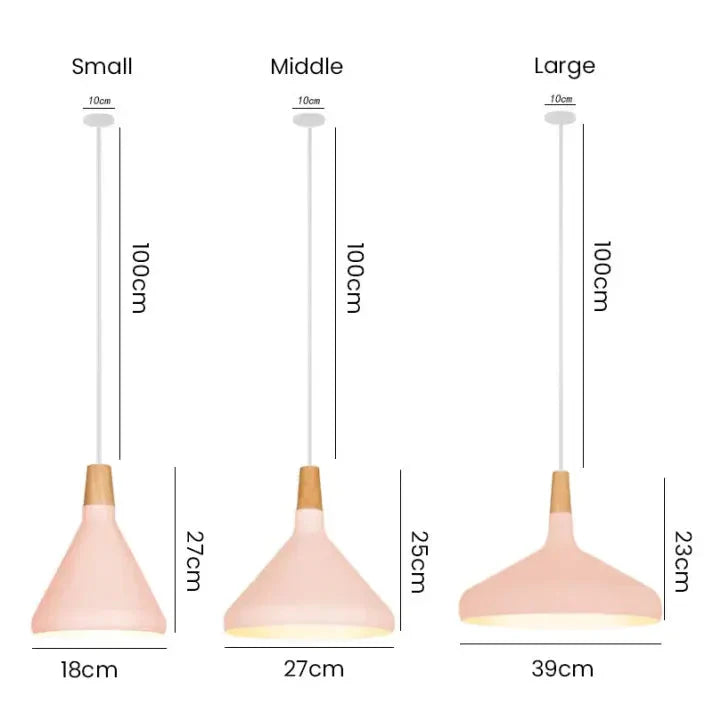 CôneChic – Franse hanglamp met macaronontwerp