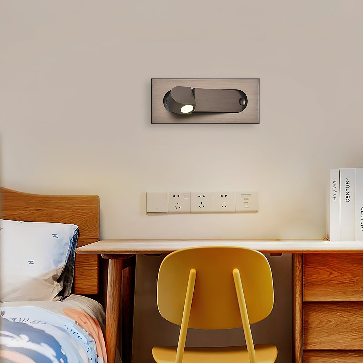 NoctiLuxe – Moderne LED Bedlampje voor Lezen