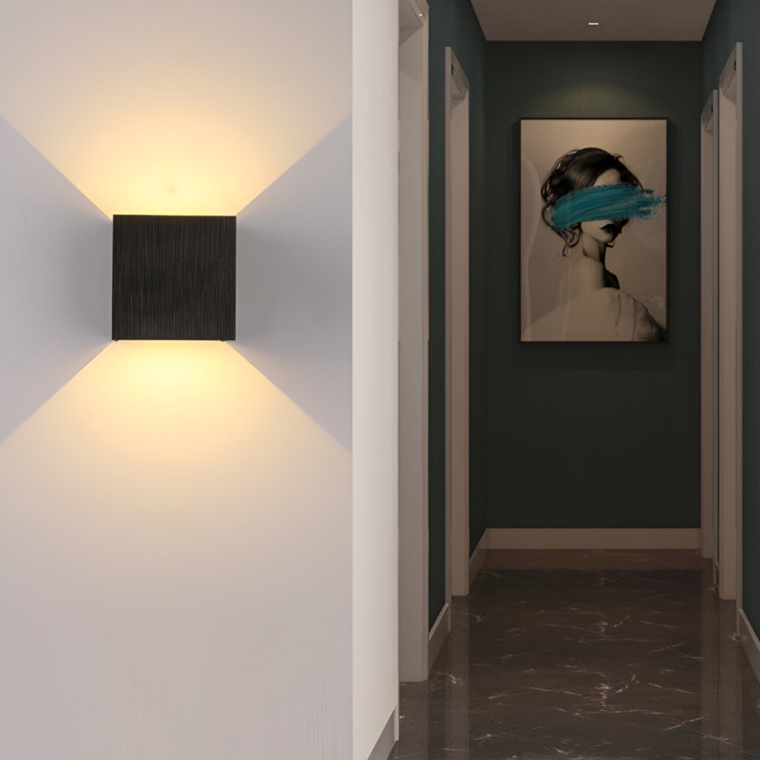 Nordic WallLight – Moderne Scandinavische LED-wandlamp – Oplaadbaar via USB