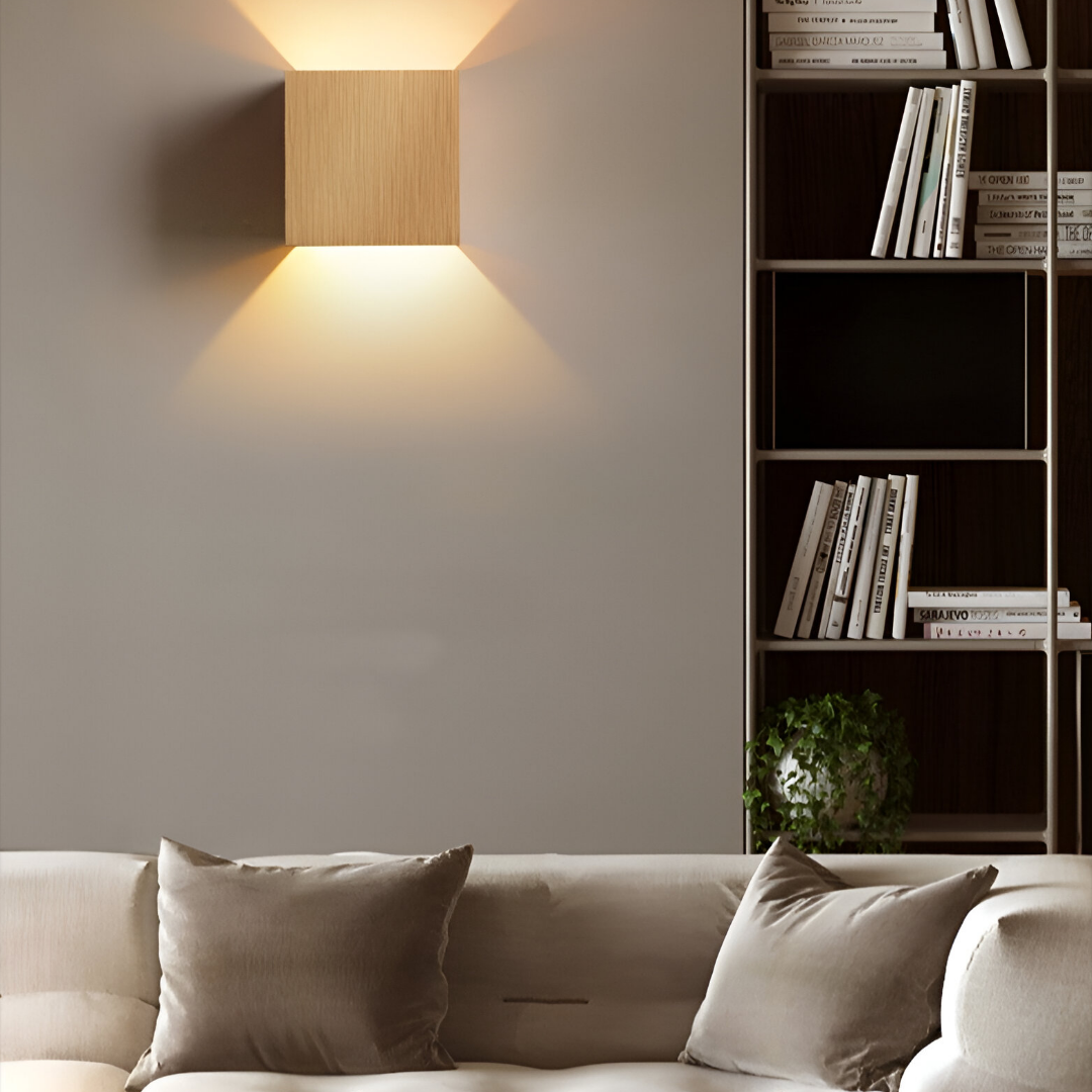 Nordic WallLight – Moderne Scandinavische LED-wandlamp – Oplaadbaar via USB