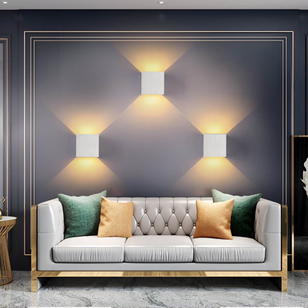Nordic WallLight – Moderne Scandinavische LED-wandlamp – Oplaadbaar via USB