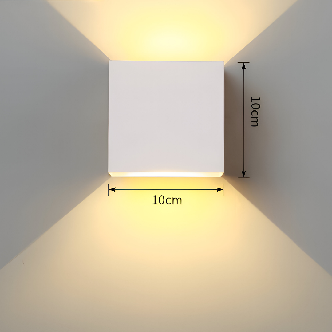 Nordic WallLight – Moderne Scandinavische LED-wandlamp – Oplaadbaar via USB
