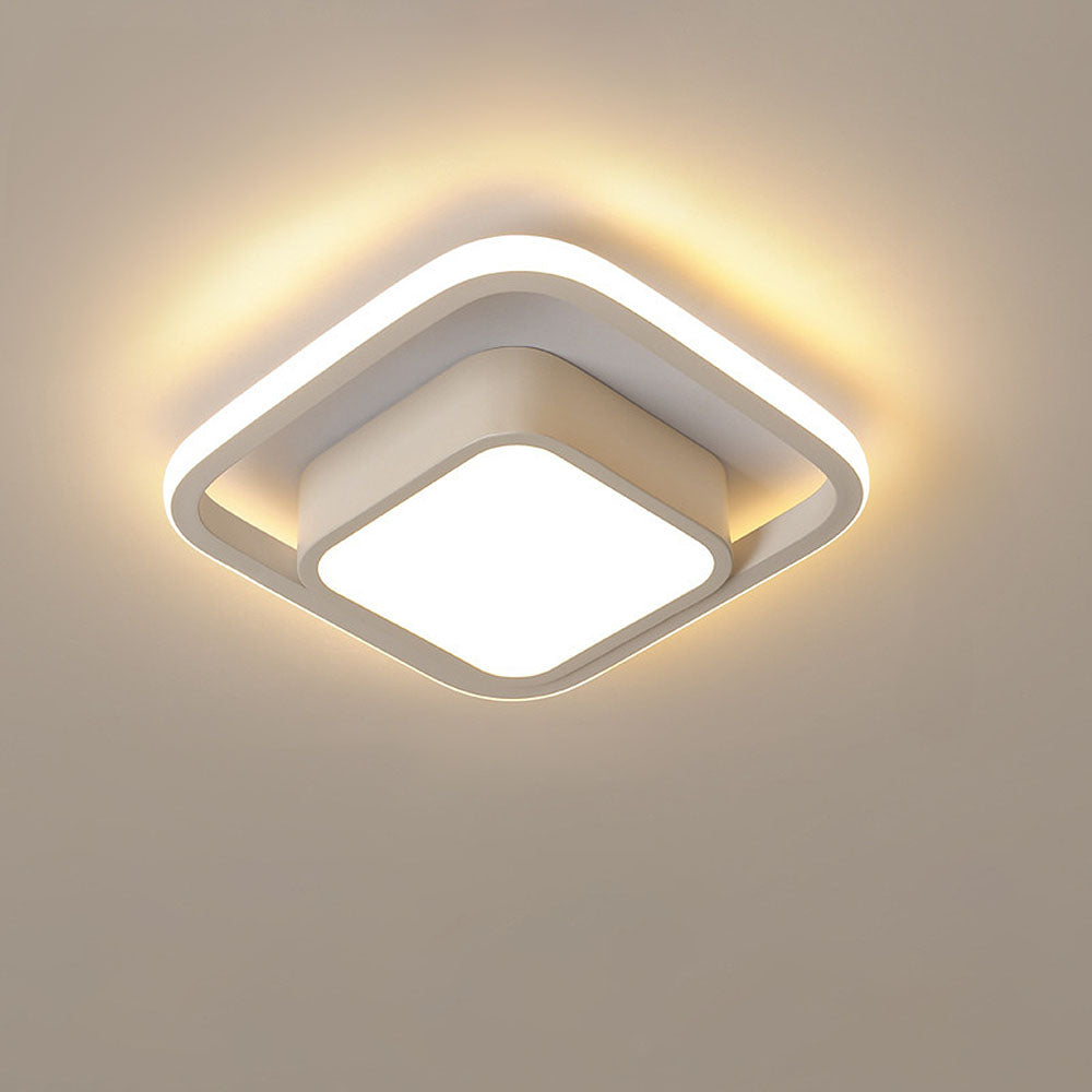 Dualo | Plafonnier LED Minimaliste à Double Anneau