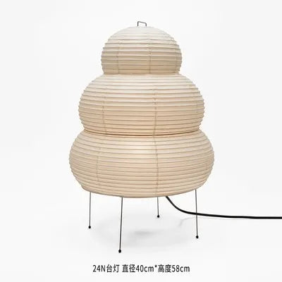 NoguchiLueur – Wabi-Sabi lamp en rijstpapier