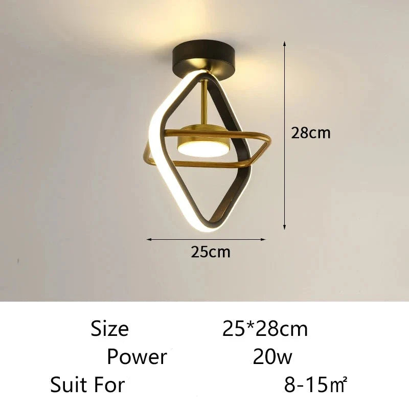 Luxenta | Moderne verstelbare LED-plafondlamp van aluminium